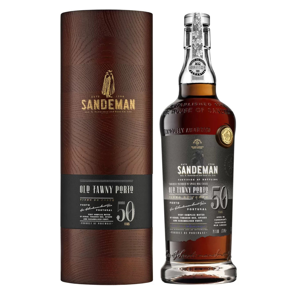50-Year-Old Tawny Port In Wooden Gift Box, Sandeman